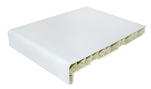 Подоконник пластиковый ПВХ ♦ (550 мм) белый 5 метров