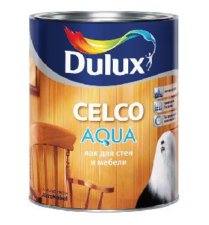 Лак Дулукс (Dulux) ♦ CELCO AQUA 10 (1 л) матовый