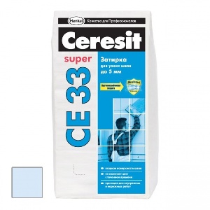 Затирка для плитки ♦ Ceresit СЕ 33 от 6 мм (крокус) 2 кг  