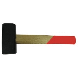 Кувалда ♦ кованая с обратной деревянной ручкой (6 кг)