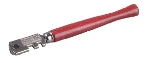 Стеклорез ♦ 6-роликовый с деревянной ручкой