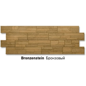 Фасадная панель ♦ (Stein) бронзовый
