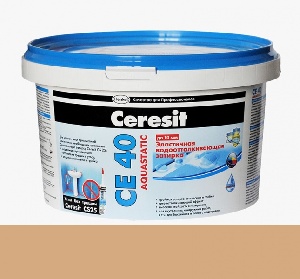 Затирка для плитки эластичная водоотталкивающая ♦ Ceresit СЕ 40 Aquastatic (2 кг)
