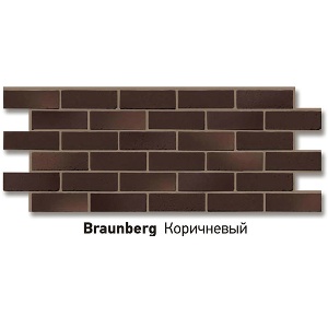 Фасадная панель ♦ (Berg) коричневый