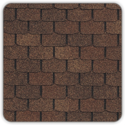 Гибкая черепица коллекция "Цюрих" - Арахис