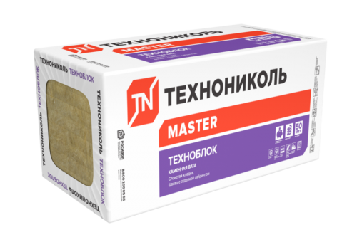 Утеплитель ТехноБлок (1200х600х100мм) 2,88м2, (45кг/м3)