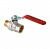 Кран шаровый BASE 1/2" резьба внутренняя-наружная рукоятка флажкового типа VALTEC