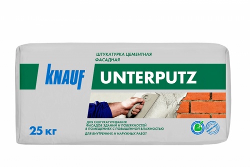 Штукатурка цементная фасадная ♦ Кнауф Унтерпутц (25 кг)