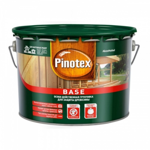 Грунтовка Пинотекс Base ♦ бесцветный (9 л)