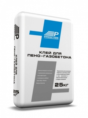 Клей для Пено-Газобетона (25 кг) Престиж Клей для Пено-Газобетона (25 кг) Престиж