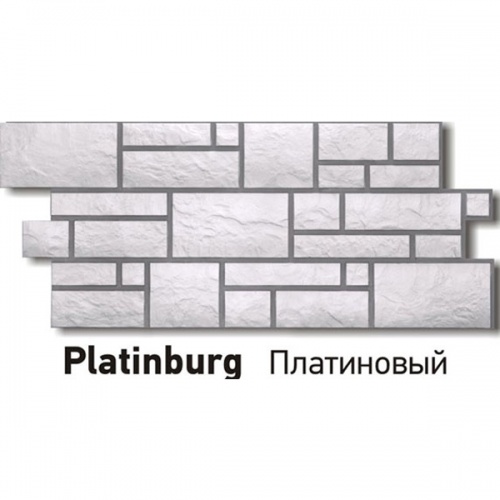 Фасадная панель ♦ (Burg) платиновый