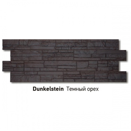 Фасадная панель ♦ (Stein) темный орех