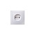 Розетка с/пх1 бел. 10А РС10-2-КБ «КВАРТА» ИЭК ERK13-K01-10-DM