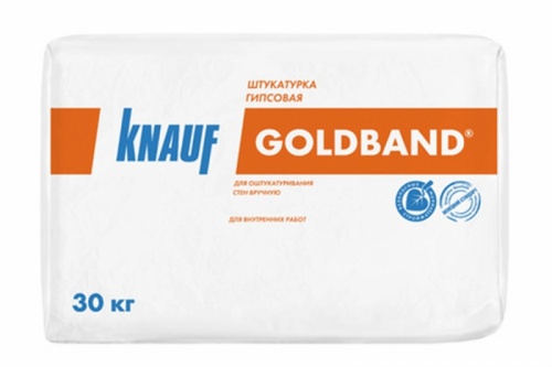 Штукатурка гипсовая ♦ Гольдбанд Кнауф серый (30 кг)