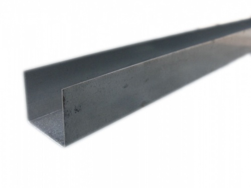 Профиль направляющий оцинкованный ♦ (ПН 27/28 мм) 3 м, толщина 0,4 мм