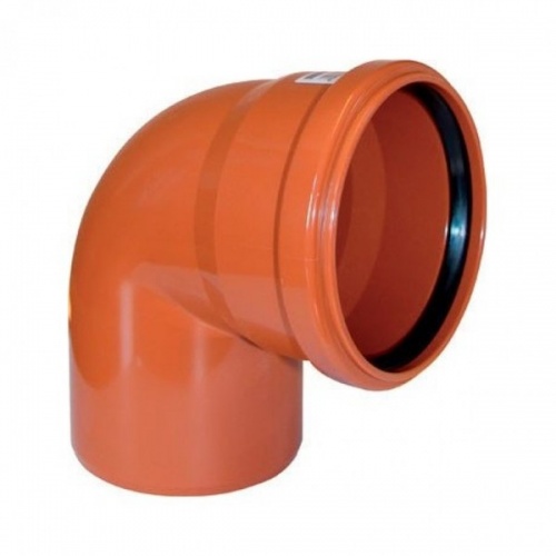 Отвод ПВХ 160х90гр для наружной канализации РОССИЯ