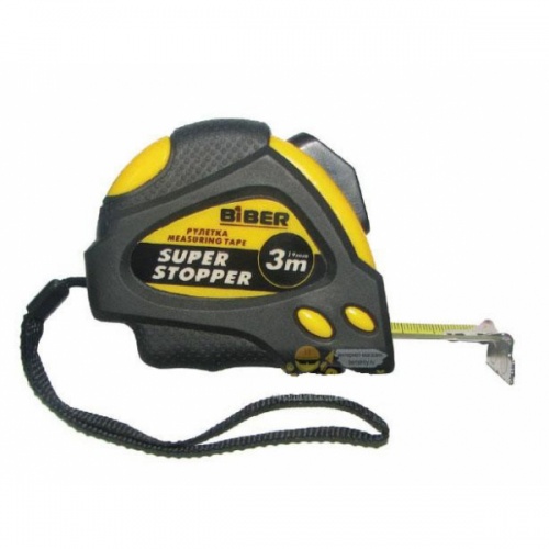 Рулетка ♦ обрезиненный корпус авто фиксация (7,5 м)