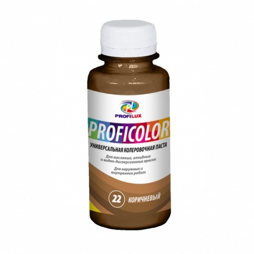Колер паста Профилюкс №22 коричневый 100 мл