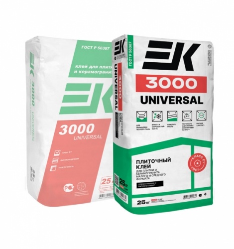  Клей плиточный ♦ ЕК 3000 (25 кг)